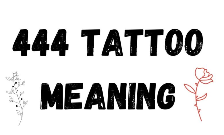 444 Tattoo Meaning